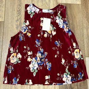 Floral tank top